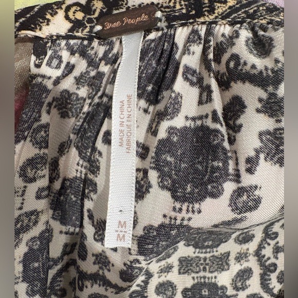 Free People Mid Summers Day Open Tie Side Sleeveless Tunic Top Size Medium - Picture 7 of 7